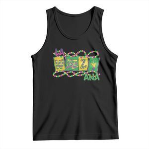 Mardi Gras La Weezy Ana Tank Top TS09 Black Print Your Wear