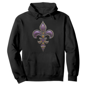 Louisiana Aesthetic Fleur De Lis Hoodie TS09 Black Print Your Wear