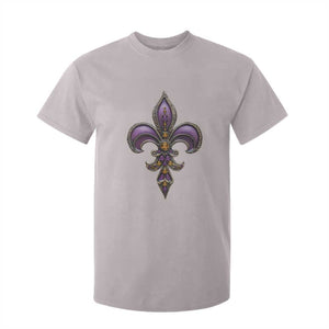 Louisiana Aesthetic Fleur De Lis T Shirt For Kid TS09 Ice Gray Print Your Wear