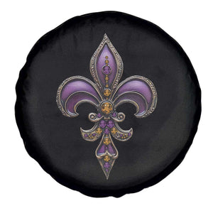 Louisiana Aesthetic Fleur De Lis Spare Tire Cover TS09 Print Your Wear