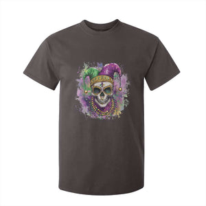 Skeleton Jester Louisiana Mardi Gras T Shirt For Kid TS09 Dark Chocolate Print Your Wear