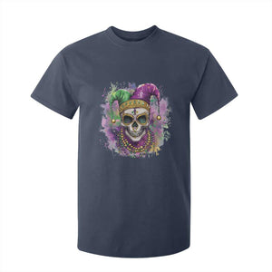 Skeleton Jester Louisiana Mardi Gras T Shirt For Kid TS09 Navy Print Your Wear