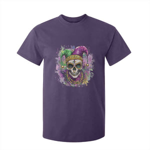 Skeleton Jester Louisiana Mardi Gras T Shirt For Kid TS09 Purple Print Your Wear