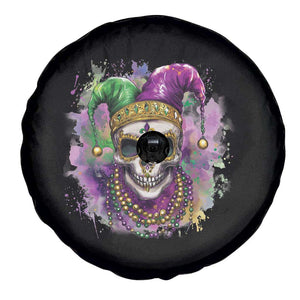 Skeleton Jester Louisiana Mardi Gras Spare Tire Cover TS09 Print Your Wear