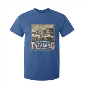 Texas Remember The Alamo T Shirt For Kid San Antonio Alamo War History Lover TS09 Royal Blue Print Your Wear