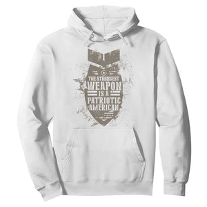 The Strongest Weapon Is A Patriotic Hoodie TS09 White Print Your Wear