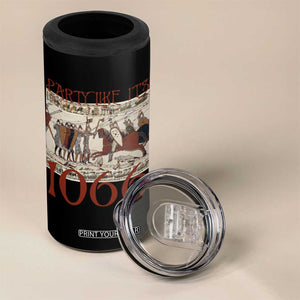 Medieval Bayeux Tapestry Hastings 1066 4 in 1 Can Cooler Tumbler Funny Party Like It's 1066 History Lover TS09 Print Your Wear