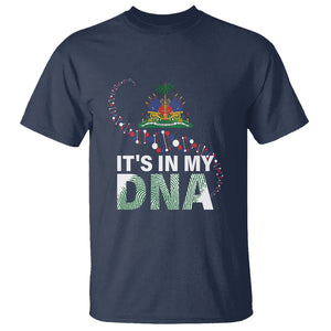 Haitian T Shirt It's In My DNA Haiti Patriotic TS09 Navy Printyourwear
