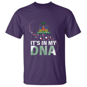 Haitian T Shirt It's In My DNA Haiti Patriotic TS09 Purple Printyourwear