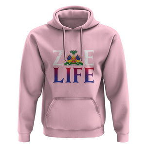 Haitian Hoodie Zoe Life Haiti Patriotic TS09 Light Pink Printyourwear