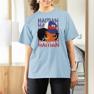 Haitian Princess T Shirt For Women Proud Ayiti Woman Girl Haiti TS09 Light Blue Printyourwear