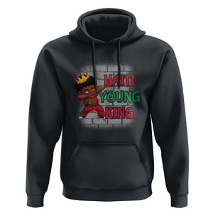 Haiti Young King Haitian Black Boys Kids Hoodie TS09 Black Printyourwear