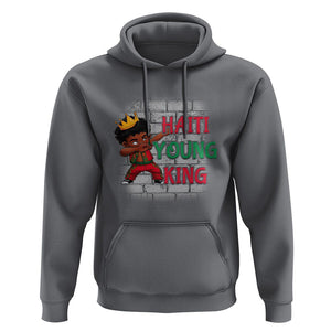 Haiti Young King Haitian Black Boys Kids Hoodie TS09 Charcoal Printyourwear