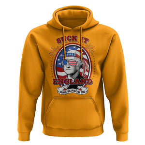 Funny George Washington Hoodie Suck It England 1776 4th Of July TS09 Gold Print Your Wear