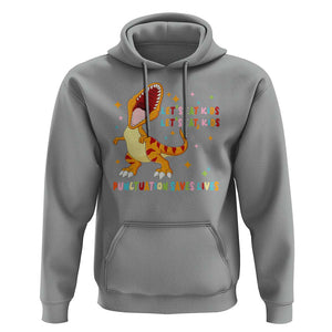 Funny Teacher Hoodie Let's Eat Kid Punctuation Saves Lives TS09 Sport Gray Print Your Wear
