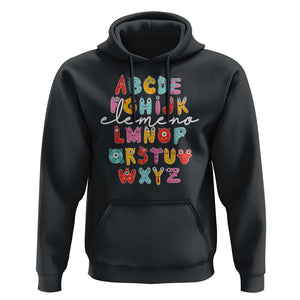 Teacher Alphabet Elemeno Cute Little Monster Hoodie TS09 Black Print Your Wear