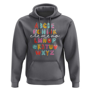 Teacher Alphabet Elemeno Cute Little Monster Hoodie TS09 Charcoal Print Your Wear