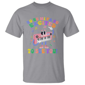 Music Teacher T Shirt Do Re Mi Fa So Excited To See You TS09 Sport Gray Print Your Wear