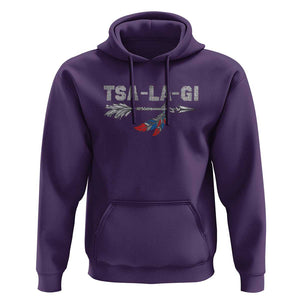 Native American Cherokee Tsalagi Hoodie TS09 Purple Print Your Wear