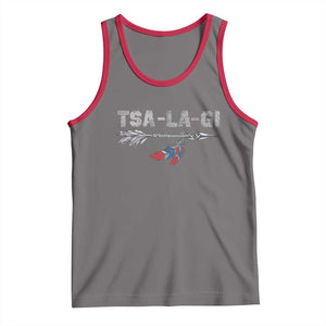 Native American Cherokee Tsalagi Tank Top TS09 Deep Heather Red Print Your Wear