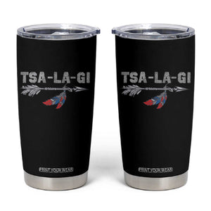 Native American Cherokee Tsalagi Tumbler Cup TS09 Black Print Your Wear