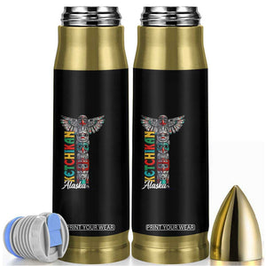 Native American Alaska Bullet Tumbler Ketchikan Totem Pole TS09 Black Print Your Wear