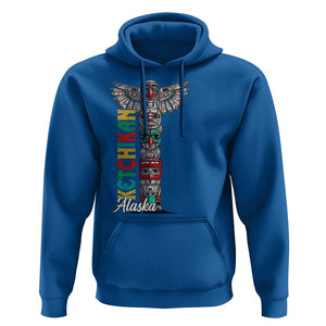 Native American Alaska Hoodie Ketchikan Totem Pole TS09 Royal Blue Print Your Wear