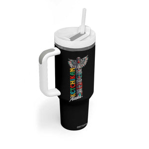 Native American Alaska Tumbler With Handle Ketchikan Totem Pole TS09 Print Your Wear