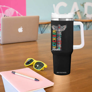 Native American Alaska Tumbler With Handle Ketchikan Totem Pole TS09 Print Your Wear
