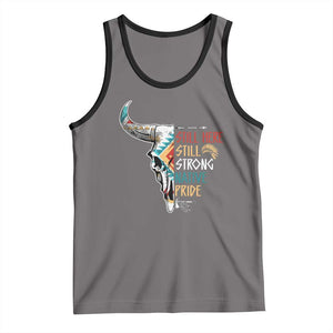 Native Pride Still Here Still Strong American Indian Tank Top TS09 Deep Heather Black Print Your Wear