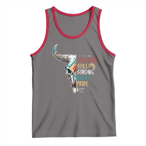 Native Pride Still Here Still Strong American Indian Tank Top TS09 Deep Heather Red Print Your Wear