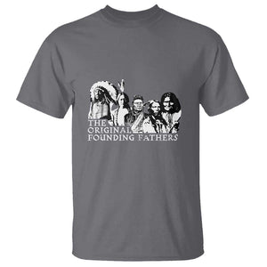 Native American Indian Original Founding Fathers T Shirt TS09 Charcoal Print Your Wear