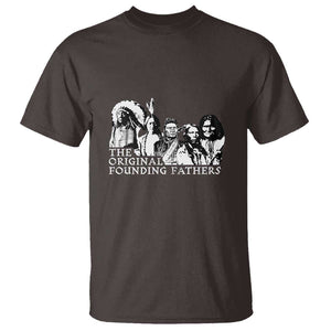 Native American Indian Original Founding Fathers T Shirt TS09 Dark Chocolate Print Your Wear