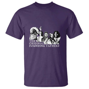 Native American Indian Original Founding Fathers T Shirt TS09 Purple Print Your Wear