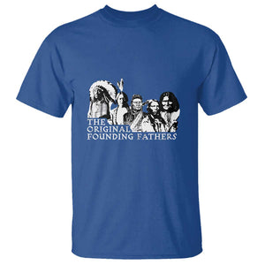 Native American Indian Original Founding Fathers T Shirt TS09 Royal Blue Print Your Wear