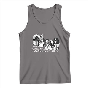 Native American Indian Original Founding Fathers Tank Top TS09 Deep Heather Print Your Wear