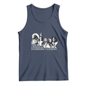 Native American Indian Original Founding Fathers Tank Top TS09 Navy Print Your Wear