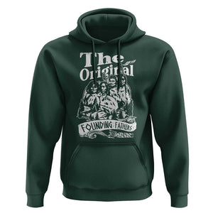 Native American Indian Hoodie Original Founding Fathers TS09 Dark Forest Green Print Your Wear