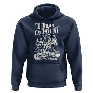Native American Indian Hoodie Original Founding Fathers TS09 Navy Print Your Wear