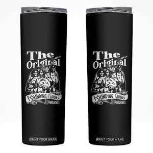Native American Indian Skinny Tumbler Original Founding Fathers TS09 Black Print Your Wear