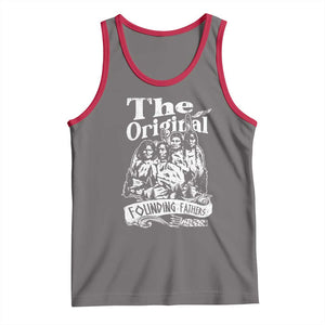 Native American Indian Tank Top Original Founding Fathers TS09 Deep Heather Red Print Your Wear