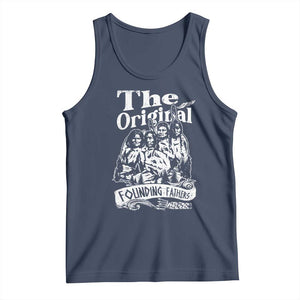 Native American Indian Tank Top Original Founding Fathers TS09 Navy Print Your Wear