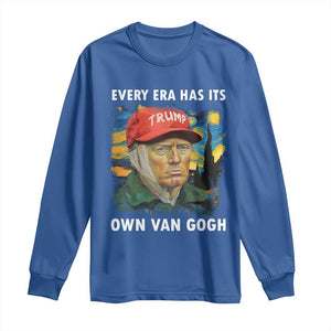 Funny Trump Long Sleeve Shirt Every Era Has Its Own Van Gogh Starry Night TS09 Royal Blue Print Your Wear