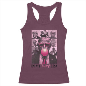 Trump Eras Racerback Tank Top Trump Pink Era 2024 Tour TS09 Maroon Print Your Wear