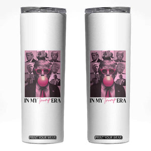 Trump Eras Skinny Tumbler Trump Pink Era Tour TS09 White Print Your Wear