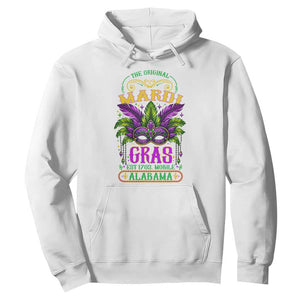 The Original Mardi Gras Mobile Alabama 1703 Hoodie TS09 White Print Your Wear