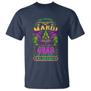 The Original Mardi Gras Mobile Alabama 1703 T Shirt TS09 Navy Print Your Wear