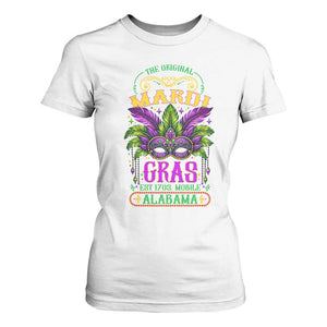 The Original Mardi Gras Mobile Alabama 1703 T Shirt For Women TS09 White Print Your Wear