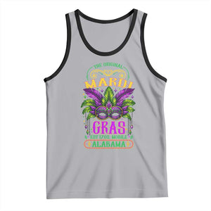 The Original Mardi Gras Mobile Alabama 1703 Tank Top TS09 Athletic Heather Black Print Your Wear