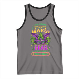 The Original Mardi Gras Mobile Alabama 1703 Tank Top TS09 Deep Heather Black Print Your Wear